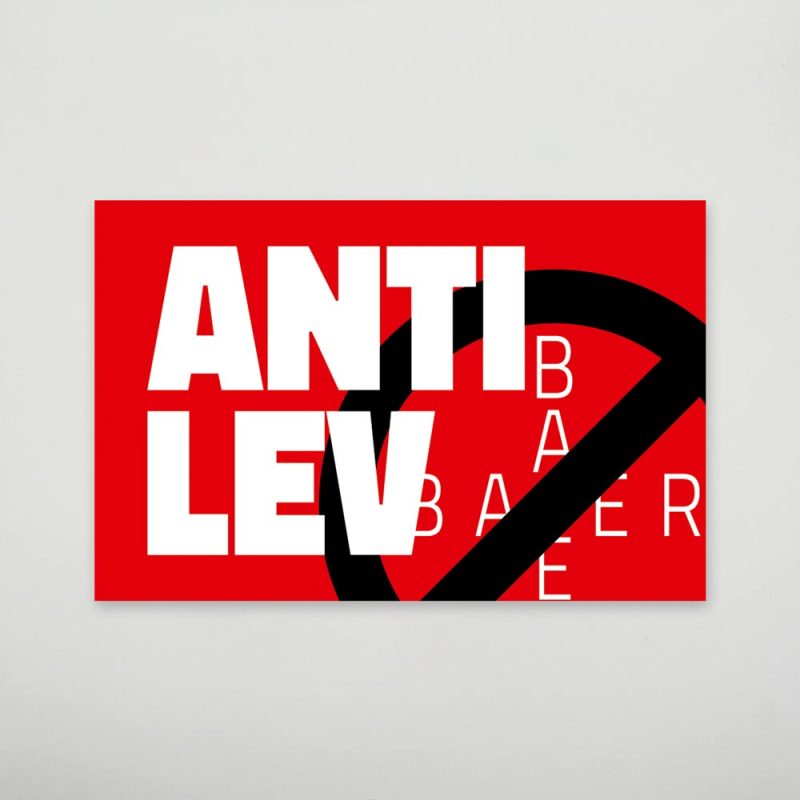 Aufkleber „Anti LEV“