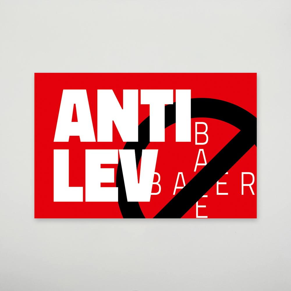 Aufkleber „Anti LEV“