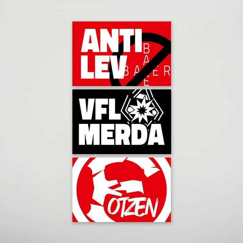 Aufkleber-Mix „Anti“