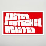 Köln Aufkleber „Erster deutscher Meister“