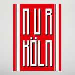 Köln Aufkleber „Nur Köln“