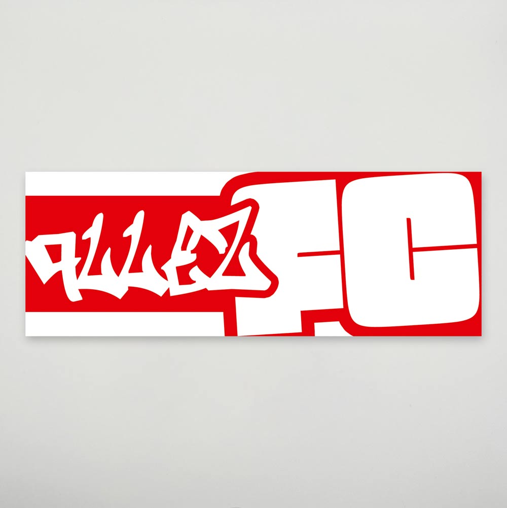 Aufkleber „Allez FC“
