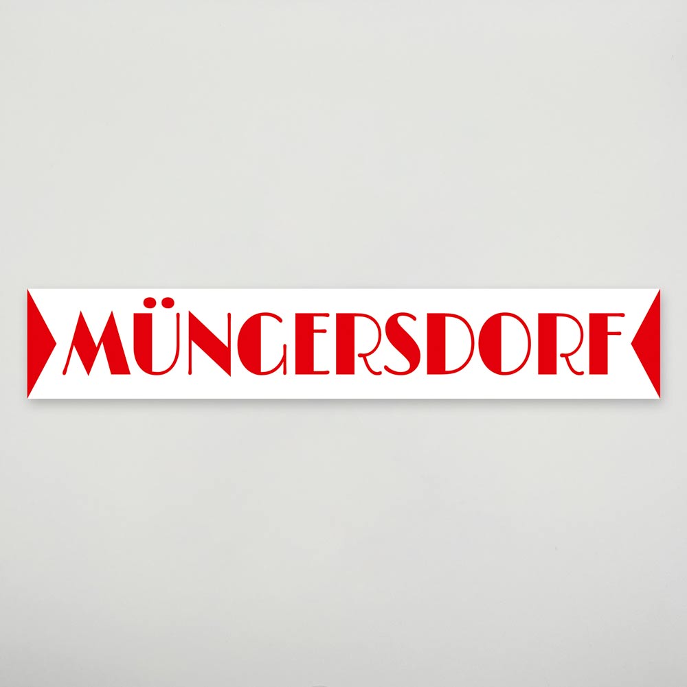 Aufkleber „Müngersdorf Weiß“