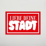 Köln Aufkleber „Liebe deine Stadt“
