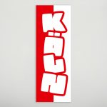 Köln Aufkleber „Köln Rot Weiß“