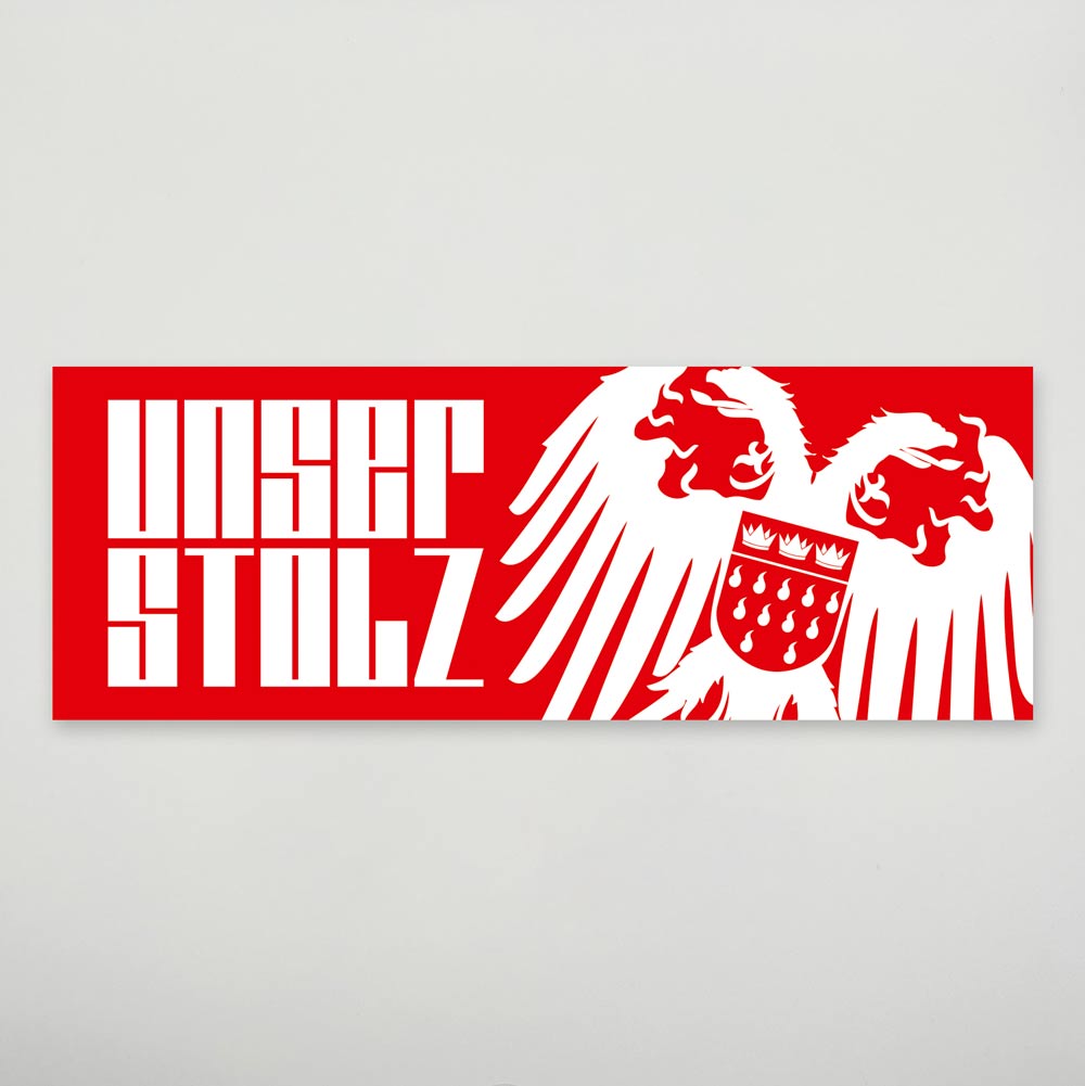 Aufkleber „Unser Stolz“