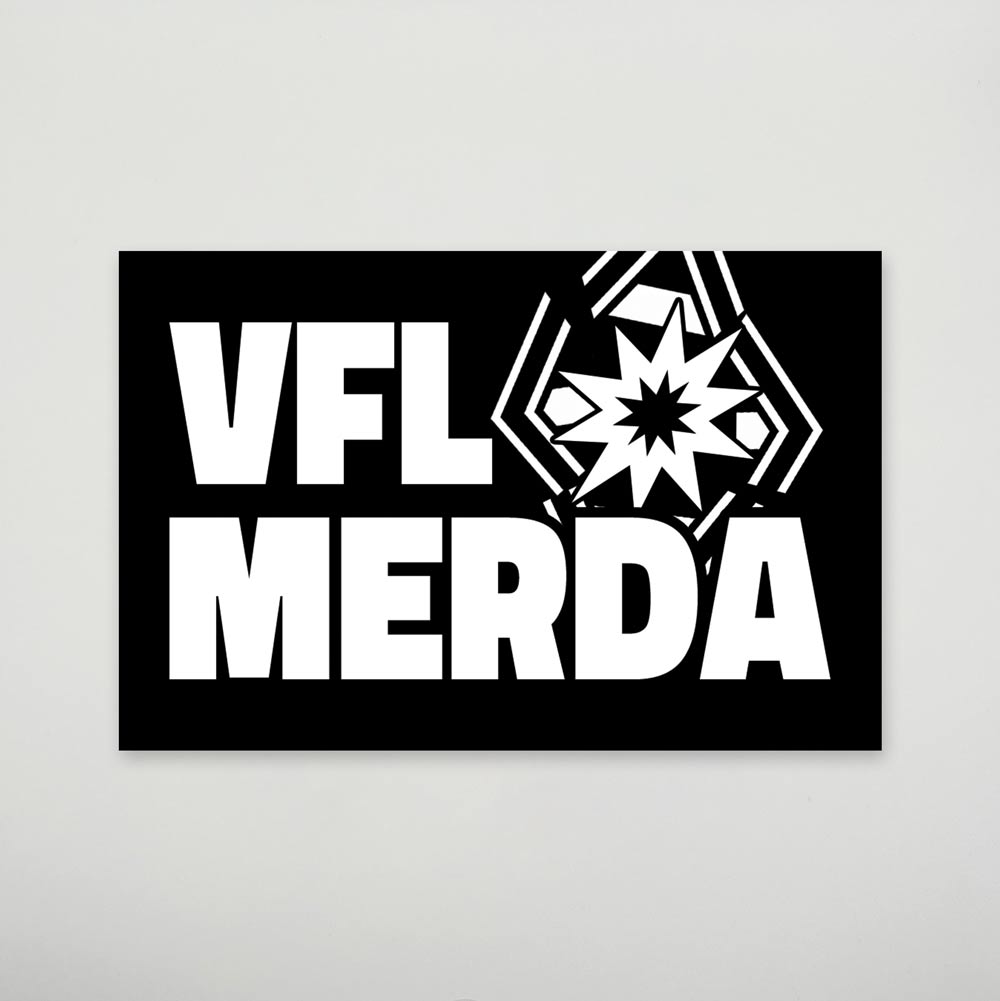 Aufkleber „VFL Merda“