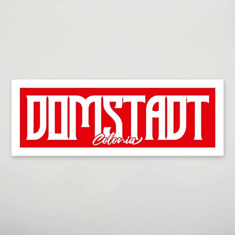 Aufkleber „Domstadt Colonia“
