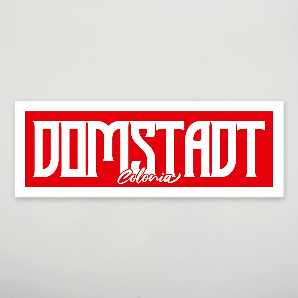 Aufkleber „Domstadt Colonia“