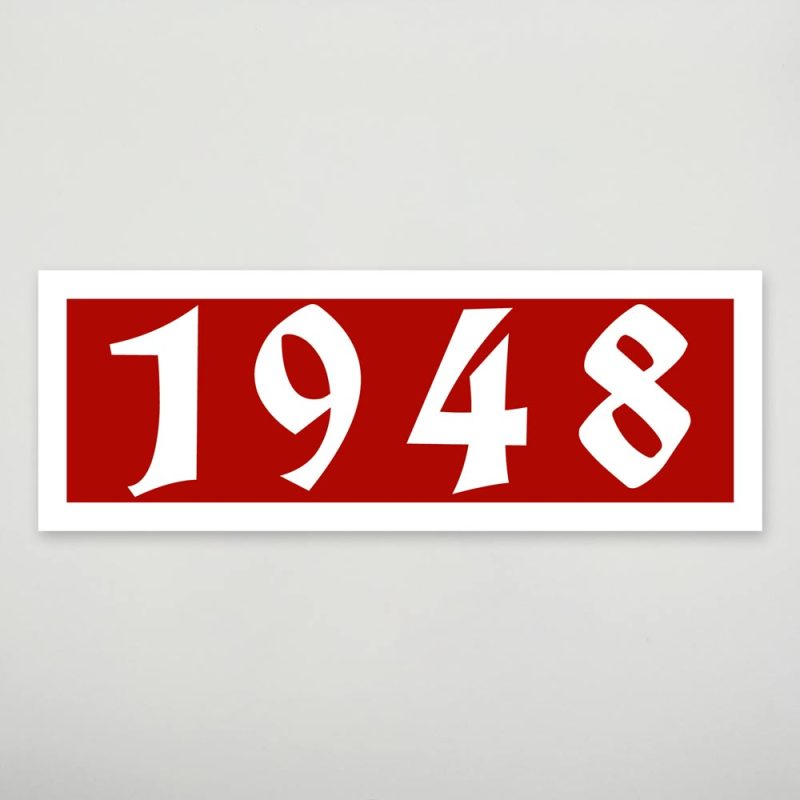 Aufkleber „Basic 1948 Tradition“