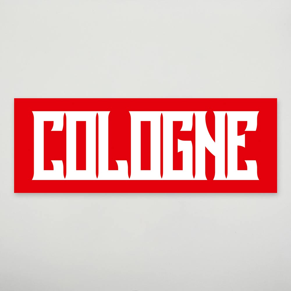 cologne-aufkleber