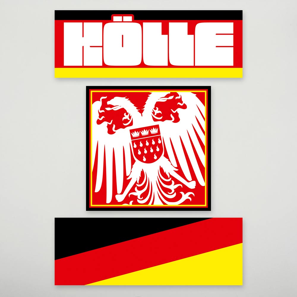Aufkleber-Mix „Köln x Deutschland“