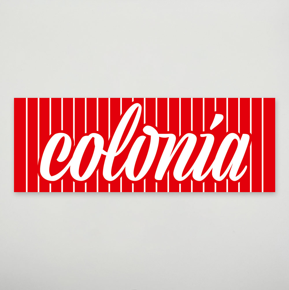 Aufkleber „Colonia Linien“