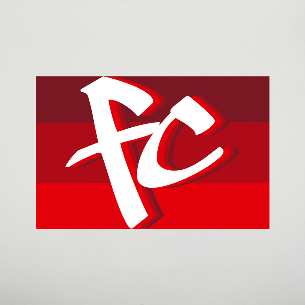 Aufkleber „FC Silhouette“