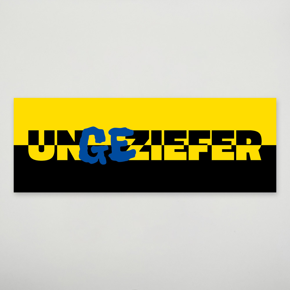 Aufkleber „unGEziefer“
